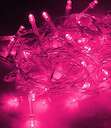 Гирлянда светодиодная 50LED шнур 6.5м 8 режимов мигания роз. Космос KOC_GIR50LED_P