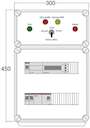 Щит управления электрообогревом HR 1х1700 D850 (с терморег.) ПСО DEVIbox DBR001