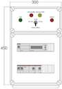 Щит управления электрообогревом HS 2х1700 D850 (с терморег.) ПСО DEVIbox DBS002
