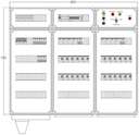 Щит управления электрообогревом HS 24х1700 D850 (с терморег.) ПСО DEVIbox DBS012
