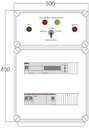 Щит управления электрообогревом HS 1х2800 D850 (с терморег.) ПСО DEVIbox DBS013