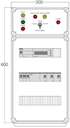 Щит управления электрообогревом HS 3х2800 D850 (с терморег.) ПСО DEVIbox DBS015
