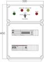 Щит управления электрообогревом HS 1х4400 D850 (с терморег.) ПСО DEVIbox DBS025
