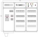 Щит управления электрообогревом HS 24х4400 D850 (с терморег.) ПСО DEVIbox DBS036