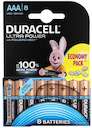 Элемент питания алкалиновый LR03-8BL Ultra Power (блист.8шт) Duracell Б0038765