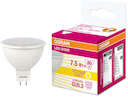 Лампа светодиодная LED STAR MR16 7.5W/830 (замена 75Вт) 7.5Вт пласт. 3000К тепл. бел. GU5.3 700лм 110 град. 220-240В OSRAM 4058075229068