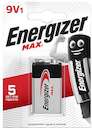 Элемент питания алкалиновый "крона" MAX 6LR61 BL1 (1/12/4320) (блист.1шт) Energizer 28648