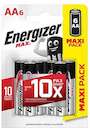 Элемент питания алкалиновый MAX LR6/316 BL6 (6/72) (блист.6шт) Energizer 381636