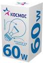 Лампа накаливания A50/A55 60Вт E27 220-240В прозр. КОСМОС LKsmSt55CL60E27v2