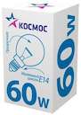 Лампа накаливания Шар 60Вт E14 прозр. Космос LKsmSSpCL60E14v2