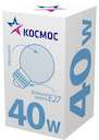 Лампа накаливания Шар 40Вт E27 мат. Космос LKsmSSpFr40E27v2