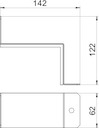 Соединитель с уплотнителем 70х110 BSKM-VE 0711 OBO 7216312