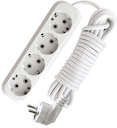 Удлинитель 4х5м с заземл. 16А IP20 Е-304 АБС-пл. ПВС 3х1 UNIVersal 9631982