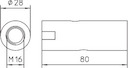 Наконечник изол. токоотвода isCon IN connect OBO 5408024