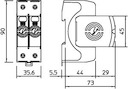 Устройство защиты от импульсных перенапр. УЗИП 280В SurgeController V20-2-280 2 пол. OBO 5095162