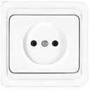 Розетка 1-м СП Валери 16А IP20 бел. Universal В0022
