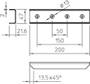 Элемент распорный 200х48х30 GVMS 4 ASV V2A OBO 1124681