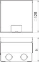 Лючок UDHOME2 BV нерж. сталь OBO 7427019