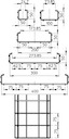 Лоток проволочный 300х50 L3000 сталь 4.5мм CGR 50 300 VA4301 OBO 6016253