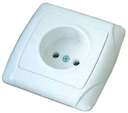 Розетка 1-м СП Маргарита 16А IP20 бел. Universal М0022