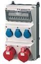 Бокс AMAXX IP44 2СЕЕ+3SCHUKO+5авт. выкл. Mennekes 930015R