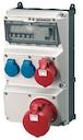 Бокс AMAXX IP44 2СЕЕ+2SCHUKO+3авт. выкл. +1УЗО Mennekes 930016