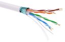 Информационный кабель экранированный F/UTP 4х2 CAT5E, PVC, белый