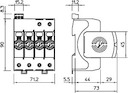 Устройство защиты от импульсных перенапр. УЗИП 150В SurgeController V20-3+NPE+FS-150 3 пол. OBO 5095321