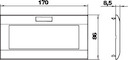 Рамка 3-м декоративная S990 для боксов Telitank S990-AFB3 RW бел. OBO 6107252