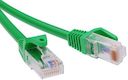 Патч-корд неэкранированный CAT5E U/UTP 4х2, LSZH, зелёный, 0.5м