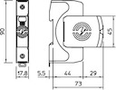 Устройство защиты от импульсных перенапр. УЗИП 440В SurgeController V20-1-440 1 пол. OBO 5095201