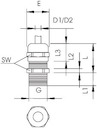 Ввод кабельный разборный V-TEC VM LM75MS2 OBO 2086159