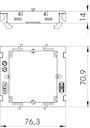 Коробка монтажная 71MTD полиамид сер. 71MTD OBO 6288577