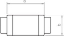 Крышка Т-образной секции кабель-канала 10х20мм ABS-пластик WDKH-T10020RW бел. OBO 6175684