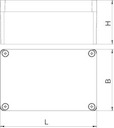 Коробка распределительная ALU 125х80х57 MX 120805 SGT OBO 2011352