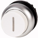 Головка кнопки M22-DH-W-X1 выступающая без фикс. бел. EATON 216661