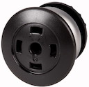 Головка кнопки грибовидная с фикс. пустая черн. M22-DRP-S-X EATON 216759