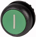 Головка кнопки с фикс. зел.; черн. лицевое кольцо M22S-DR-G-X1 EATON 216631