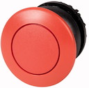 Головка кнопки M22S-DP-R грибовидная без фикс. красн.; черн. лицевое кольцо EATON 216715