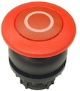 Головка кнопки M22S-DP-R-X0 грибовидная без фикс. красн.; черн. лицевое кольцо EATON 216721