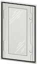 Дверь со стеклом 15х1000х1000мм DT-100100-CS IP66 EATON 140500