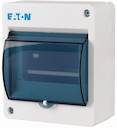 Кожух компактный пластиковый 5-мод. прозр. дверца N/PE клеммы MINI-5-ST IP30 EATON 177074