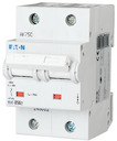 Выключатель автоматический модульный 2п D 50А 25кА PLHT-D50/2 EATON 248020
