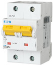 Выключатель автоматический модульный 2п C 25А 25кА PLHT-C25/2 EATON 248008