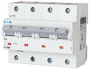 Выключатель автоматический модульный 4п C 80А 20кА PLHT-C80/4 EATON 248091