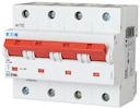 Выключатель автоматический модульный 4п C 100А 20кА PLHT-C100/4 EATON 248092